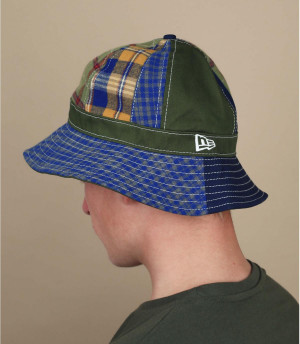 bob New Era patchwork Check Block Explorer khaki